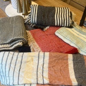 Assortment of loft scarves